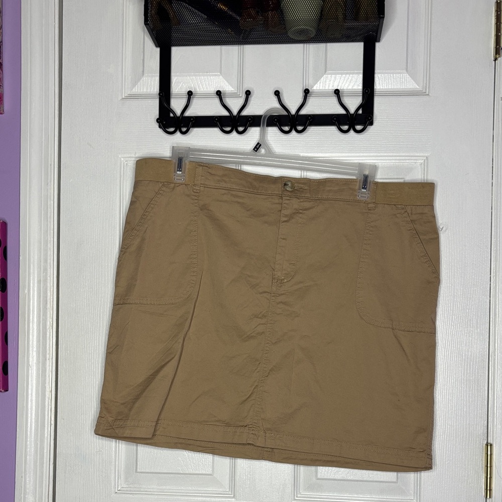Tan Casual Skirt